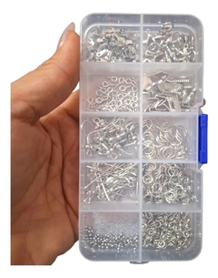 Kit Caja Plastica C/ Tapa para Bisuteria - Bijouterie ¨ Dorado ¨ Cod: 035A7 . CL - comprar online