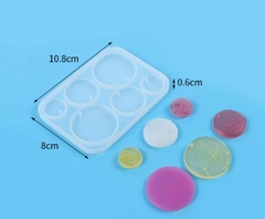 Set Moldes Resina x 8 u ¨ Aritos Geometricos ¨ CL - Bellas Artes BA