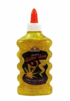 Adhesivo Classic Glitter Glue ¨ Dorado¨ x 177 ml, Elmer´s