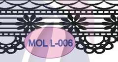 Molde Puntilla 21x5 cm , Cód: MOL L 006 , A. Laser - comprar online