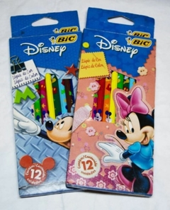 Lapices de colores largos , Disney x 12u. BIC