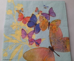 Servilleta Decoupage ¨Mariposas¨ Cód: MP 37