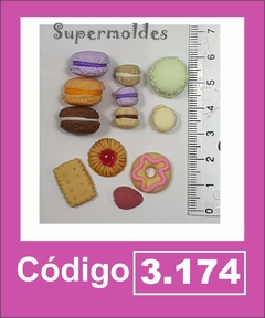 Molde de Silicona ¨ Mini Macarons¨ Cod:3.12