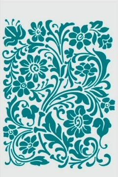 Stencil ¨Fileteado floral¨ 20x30. Cod: STA 077. HYN