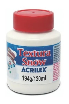 Texturador Snow (Nieve) x 120 ml, Acrilex.