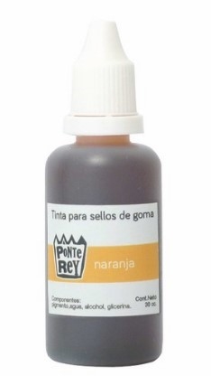 Tinta al Agua, Naranja x 30cc.