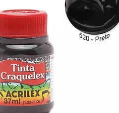 Tinta Craquelex, Craquelador con tono ¨Negro¨x 37 ml, Acrilex