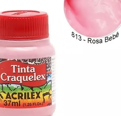 Tinta Craquelex, Craquelador con tono ¨Rosa Bebé¨ x 37 ml, Acrilex