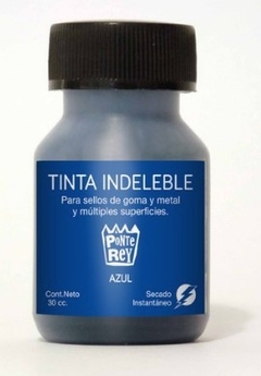Tinta Indeleble, Azul x 30 cc