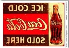 Lamina Transferencia A4, Color ¨ CocaCola¨ Cod: 056 . TITINA´S