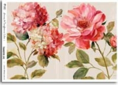 Lamina Transferencia A4, Color ¨ Rosas Rosas ¨ Cód: 245 . TITINA´S