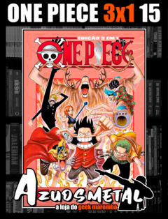 One Piece (3 em 1) - Vol. 15 [Mangá: Panini]