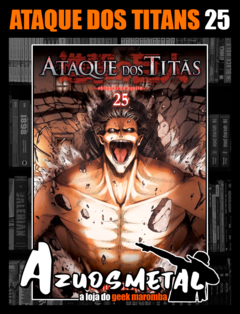 Ataque Dos Titãs - Shingeki no Kyojin - Vol. 25 [Mangá: Panini] na internet