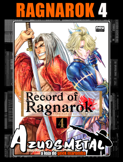 Record Of Ragnarok Vols. 1 + 2 + 3 + 4 KIT Mangá NewPOP Lacrados