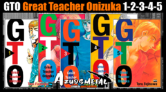 Kit GTO (Great Teacher Onizuka) - Vol. 1-5 [Mangá: NewPOP]