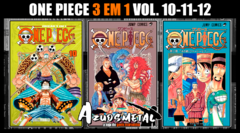 Kit One Piece (3 em 1) - Vol. 10-11-12 [Mangá: Panini]