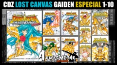 Kit Cavaleiros do Zodíaco: Lost Canvas Gaiden (Especial) - Vol. 1-10 [Mangá: JBC]