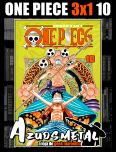 One Piece (3 em 1) - Vol. 10 [Mangá: Panini] - comprar online