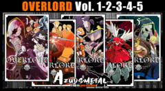 Kit Overlord - Vol. 1, 2, 3, 4 e 5. [Mangá: JBC]