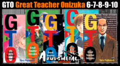 Kit GTO (Great Teacher Onizuka) - Vol. 6-10 [Mangá: NewPOP]