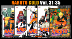 Kit Naruto Gold - Vol. 31-35 [Mangá: Panini]