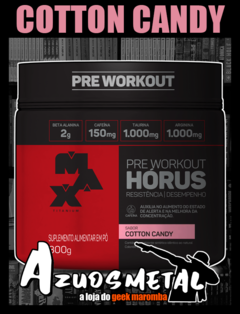 Pré-Treino Hórus - 300g [Max Titanium] - loja online