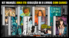 Kit Mangás Junji Ito (Coleção de 8 livros com Cards) [Mangá: Pipoca e Nanquim)