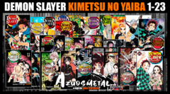 Kit Demon Slayer: Kimetsu No Yaiba - Vol. 1-23 (Coleção Completa) [Mangá: Panini]