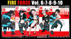 Kit Fire Force - Vol. 6-10 [Manga Panini]