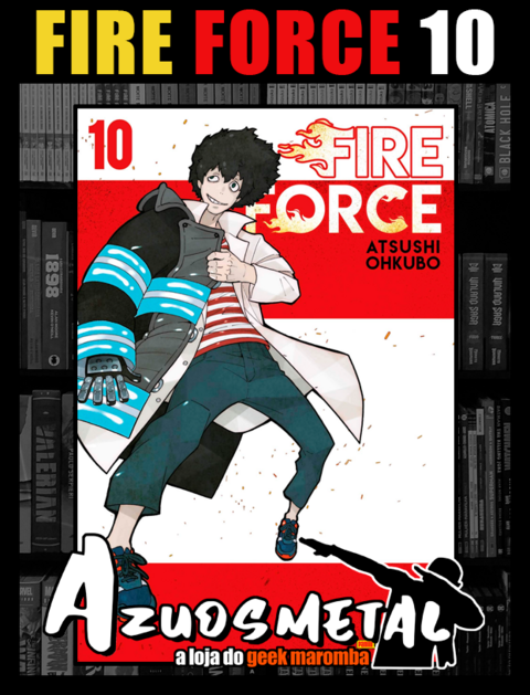 HGS Anime - Capa do volume 27 de Fire Force, com lançamento para o