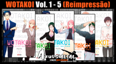 Kit Wotakoi: O Amor é difícil para Otakus - Vol. 1-5 [Mangá: Panini]