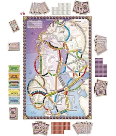 Ticket to Ride: Países Nórdicos - Jogo de Tabuleiro [Board Game: Galápagos] - Azuosmetal