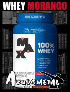 100% Whey Protein - Pote 900g [Max Titanium] na internet