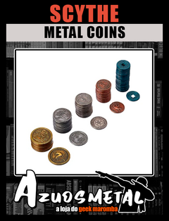 Scythe: Metal Coins - Jogo de Tabuleiro [Board Game: Galápagos]