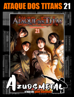 Ataque Dos Titãs - Shingeki no Kyojin - Vol. 21 [Mangá: Panini] na internet