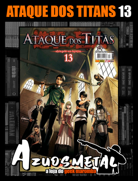 Ataque dos Titãs (Attack on Titan - shingeki no kyojin) Mangá Novo Lacrado  (Volumes 18,28,29)