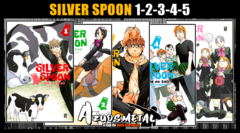 Kit Silver Spoon - Vol. 1-5 [Mangá: JBC]