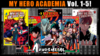 Kit My Hero Academia: Boku no Hero - Vol. 1-5 [Mangá: JBC]