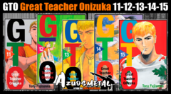 Kit GTO (Great Teacher Onizuka) - Vol. 11-15 [Mangá: NewPOP]