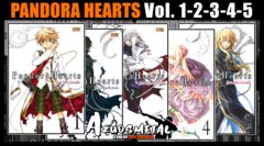 Kit Pandora Hearts - Vol. 1-5 [Mangá: Panini]