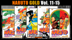 Kit Naruto Gold - Vol. 11-15 [Mangá: Panini]