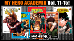 Kit My Hero Academia: Boku no Hero - Vol. 11-15 [Mangá: JBC]