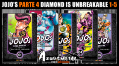 Kit Jojo's Bizarre Adventure - Parte 4: Diamond is Unbreakable Vol. 1-5 [Mangá: Panini]