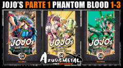 Kit Jojo's Bizarre Adventure - Parte 1 - Phantom Blood (Completo) Vol. 1-3 [Mangá: Panini]