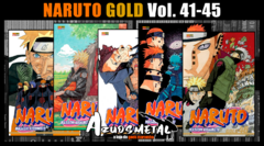 Kit Naruto Gold - Vol. 41-45 [Mangá: Panini]