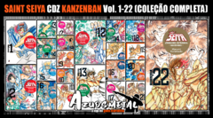 Kit Cavaleiros do Zodíaco: Saint Seiya Kanzenban - Vol. 1-22 (Coleção Completa) [Mangá: JBC]