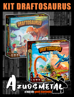 Kit Draftosaurus + Expansão [Board Game: MeepleBR]