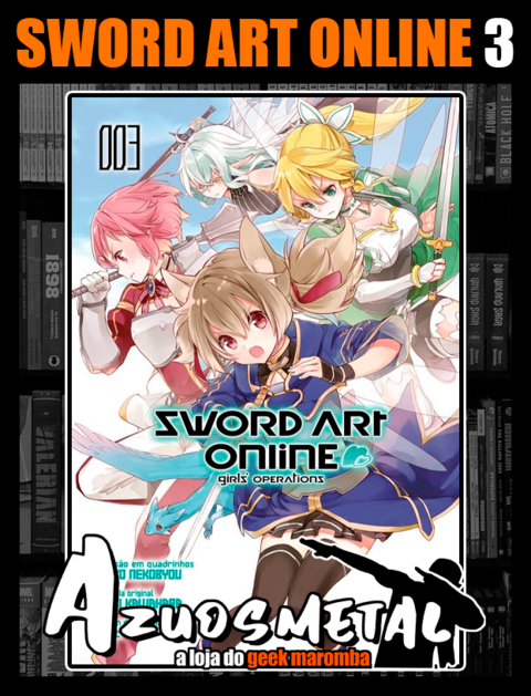 Sword Art Online – 03 – Cara dos Gibis