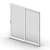 Puerta Corrediza 200 x 210 cm - Abalum - Productos de diseño y carpinterias de aluminio
