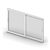 Ventana Corrediza 200 x 120 cm - Abalum - Productos de diseño y carpinterias de aluminio